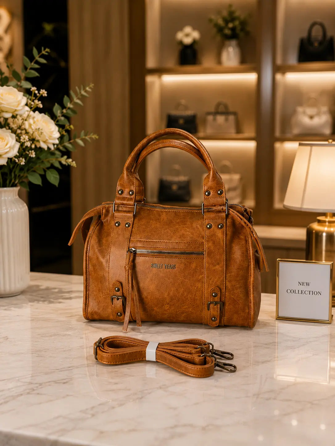 Sac à main élégant couleur Marron– Chic & intemporel
