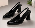 Escarpins Slingback Rouge Élégance