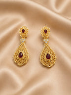 Parure Dorée Rubis BEAUTE ISMAILIA
