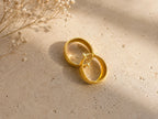 Boucles d’oreilles créoles dorées élégantes BEAUTE ISMAILIA